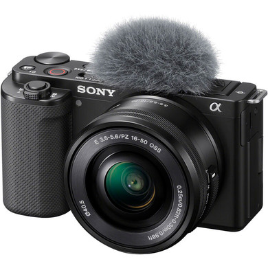 Sony ZV-E10 Interchangeable Lens Vlog Camera with 16-50mm Lens - OPEN-BOX RENEWED