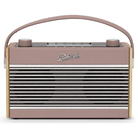 Roberts Rambler BT Stereo DAB/DAB+/FM RDS Radio with Bluetooth, Dusky Pink