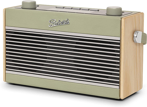 Roberts Rambler BT Stereo DAB/DAB+/FM RDS Radio with Bluetooth, Leaf Green