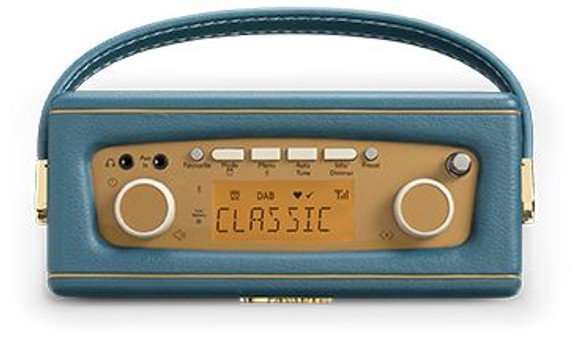 Roberts Revival Uno DAB/DAB+/FM radio with Bluetooth, Teal Blue