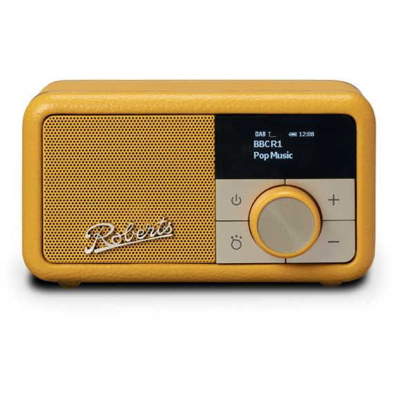 Roberts Revival Petite DAB / DAB+ / FM RDS digital radio, Sunburst Yellow