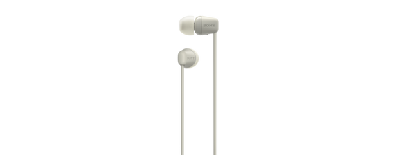 Sony WI-C100 Wireless In-Ear Headphones, Beige