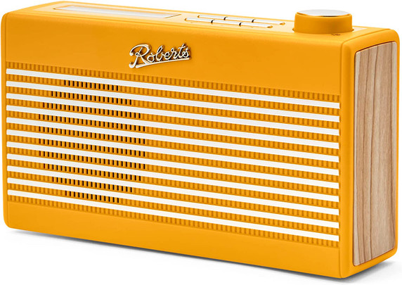 Roberts Rambler Mini DAB/DAB+/FM RDS Radio with Bluetooth, Sunburst Yellow