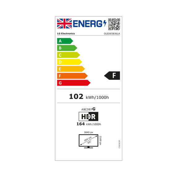 LG OLED65B36LA 65" B3 4K OLED Smart TV