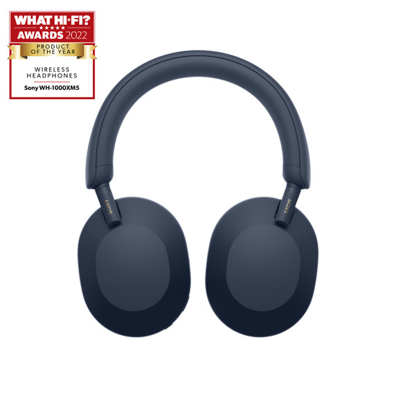 Sony WH-1000XM5 Wireless Noise Cancelling Headphones, Midnight Blue