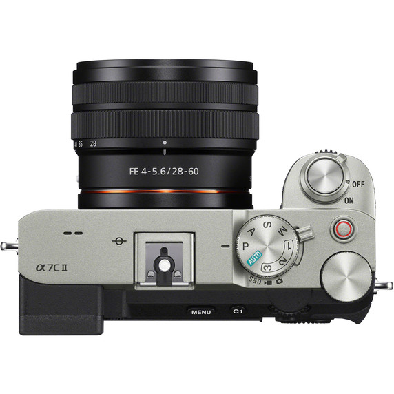 Sony ILCE-7CM2 Alpha 7C II with 28-60mm Lens Kit, Silver