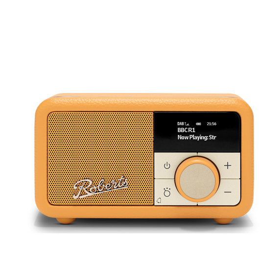 Roberts Revival Petite 2 DAB / DAB+ / FM RDS digital radio, Sunburst Yellow