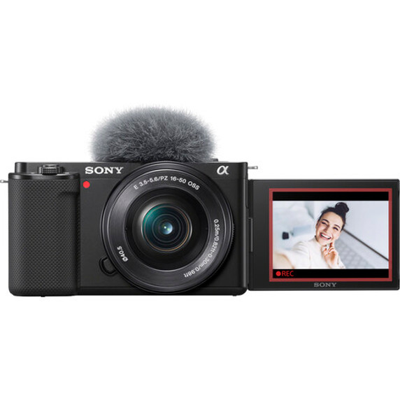 Sony ZV-E10 Interchangeable Lens Vlog Camera with 16-50mm Lens - OPEN-BOX RENEWED
