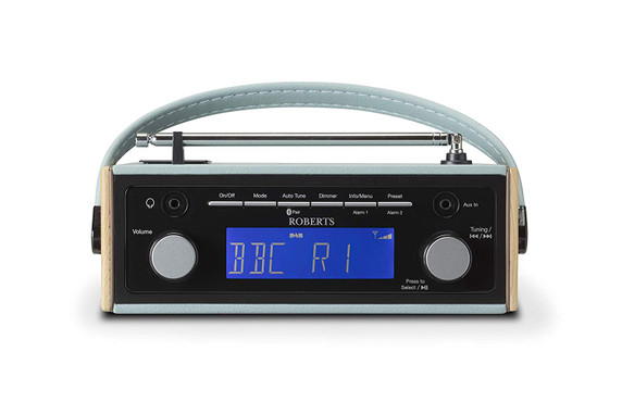 OPEN-BOX RENEWED - Roberts Rambler BT DAB/DAB+/FM RDS Radio with Bluetooth, Blue