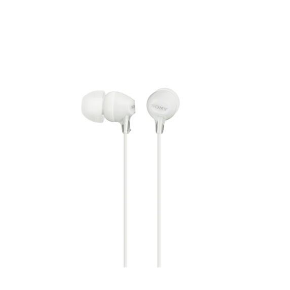 Sony MDR-EX15LP In-Ear Headphone, White