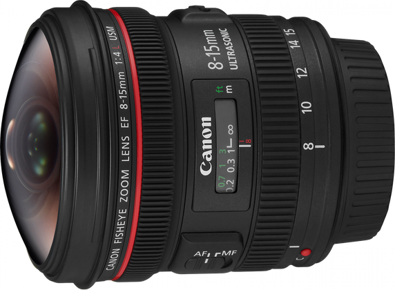 Canon EF 8-15mm F/4L Fisheye USM Lens