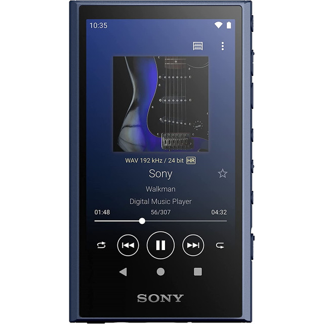 OPEN-BOX RENEWED - Sony NW-A306 32GB A Series Walkman, Blue - ASK