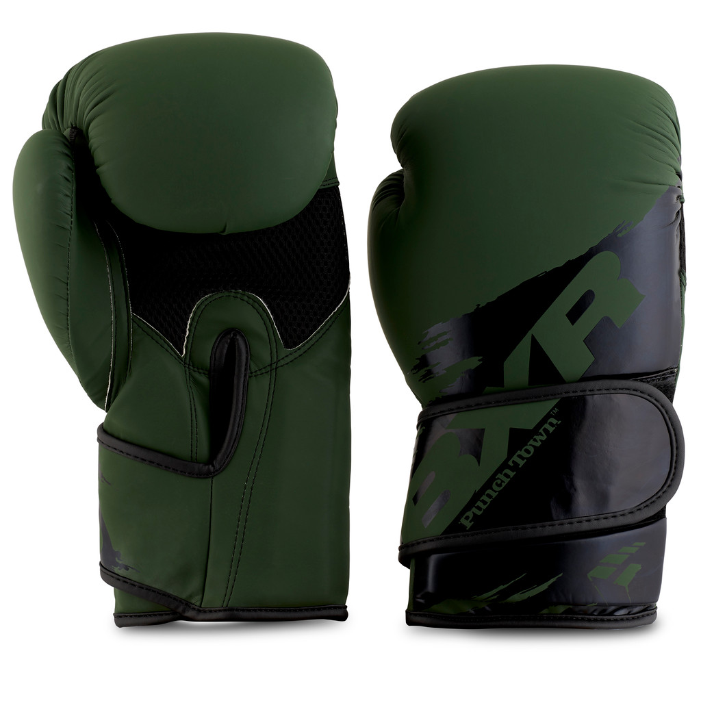 Punchtown BXR KR Boxing Glove Olive/Black