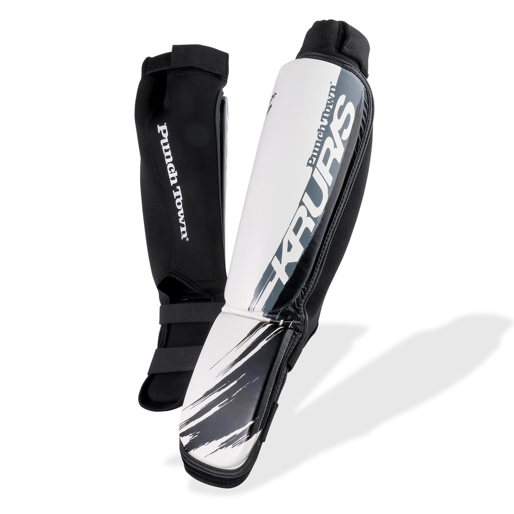 PunchTown Kruris MK3 MMA Shin Guards W/B/G