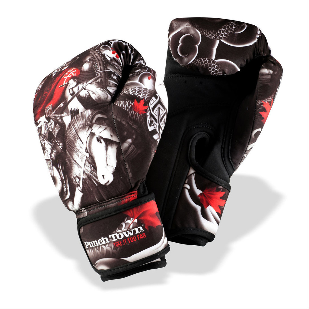 PunchTown Oni Battle Washable Boxing Gloves