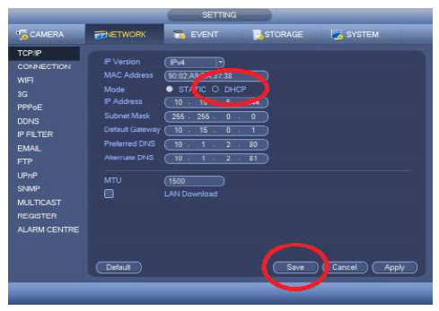 dvr p2p setup