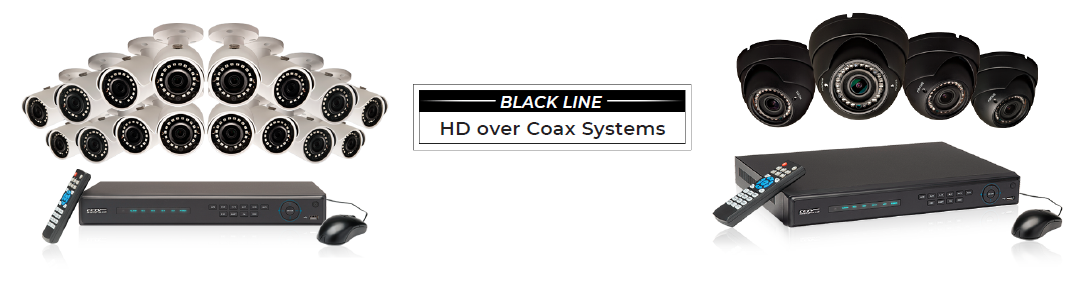 Black Line HD-over-Coax Security System