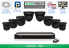 Professional Security Camera System with 8 IP Cameras 