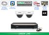Complete 2 Camera 4K IP Camera System with 4 Channel NVR / 2IPVP8-N
