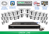 32 Channel 4MP IP Dome Camera System with Audio / 32IPTD4-N