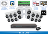 16 Channel IP Security Camera System with Audio / 16POEMIC8-A