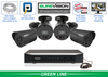 Security Camera  IP System with 4 Bullet Security Cameras with Night Vision and NVR / 4IPSB4-B-N