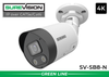 Security Camera with Spotlight and Siren