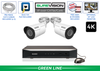BEST SELLER - 8MP (4K) IP System with 2 Bullet Security Cameras with 164 Foot Night Vision/ 2IPBA8-N