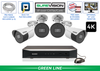 4 Camera 4K Bullet Security Camera System with NVR