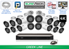 4K Security Camera System with Microphone