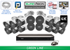 16 Camera 4K Bullet Security Camera System