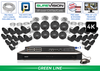 4K Security Camera System with 32 Outdoor Bullet Cameras with Audio and Color Night Vision / 32IPBA8-N