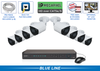 IP Security Camera System with 8 Bullet Cameras 