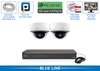 "OWNERS CHOICE" 4K (AI) IP Dome 2 Camera POE IP Surveillance System with 4 Channel NVR / 2POEMD4-A