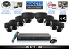 Security Camera System with 8 Vandal Dome Security Cameras 