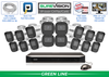 16 Channel 4MP IP Camera Motorized Surveillance System / 16IPBV4-N