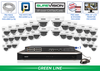 4MP Dome Security Camera System with 32 Motorized IP Cameras and Network Video Recorder / 32IPDV4-N