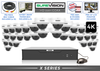 4K CCTV System with 32 Cameras and Security Camera DVR - Built-in Microphone / 32HDXVD8-N