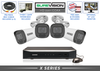 4 Camera 4K CCTV System | Motorized Bullet with Audio and DVR