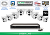 8 Camera 5MP (2K+) Dome Security Camera System with NVR / 8IPT5IR-N