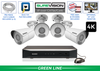 4 Camera 4K Bullet Security Camera System with NVR