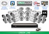 16 Camera 4K Bullet Security Camera System