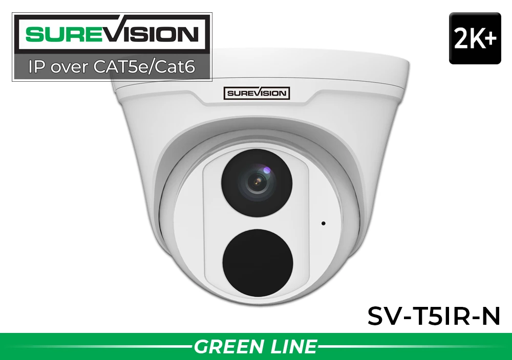 SureVision SV-T5IR-N 5MP Dome Security Camera SureVision SV-T5IR-N affordable 5MP dome IP security camera