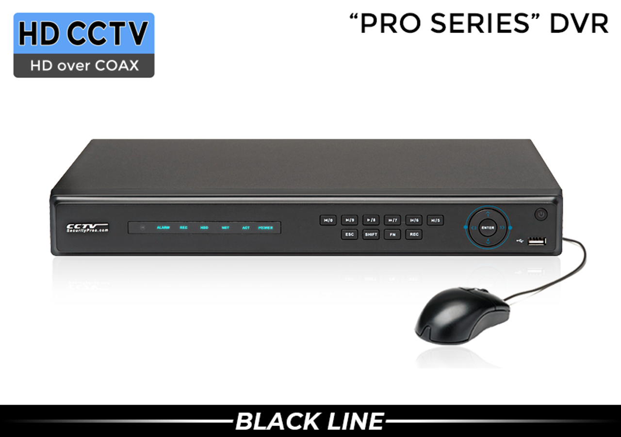 16 Channel 4K DVR – Hybrid Security Recorder with AI Alerts