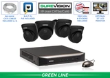 NVR Security Camera System with 4 Security Cameras for Business and Home