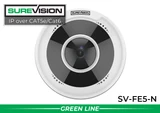 360° Fisheye Dome IP Security Camera with 2-Way Audio | SV-FE5-N