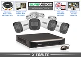4-Camera 5MP Motorized Bullet CCTV System with DVR