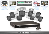 8-Camera 5MP Motorized Bullet CCTV System with DVR