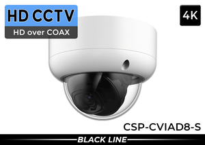 4K CCTV Camera Vandal Dome with Starlight Night Vision
