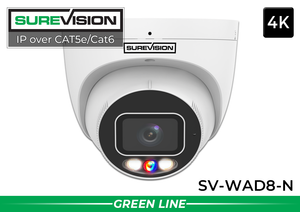 Active Deterrence IP Camera with Color Night Vision and 2 Way Audio